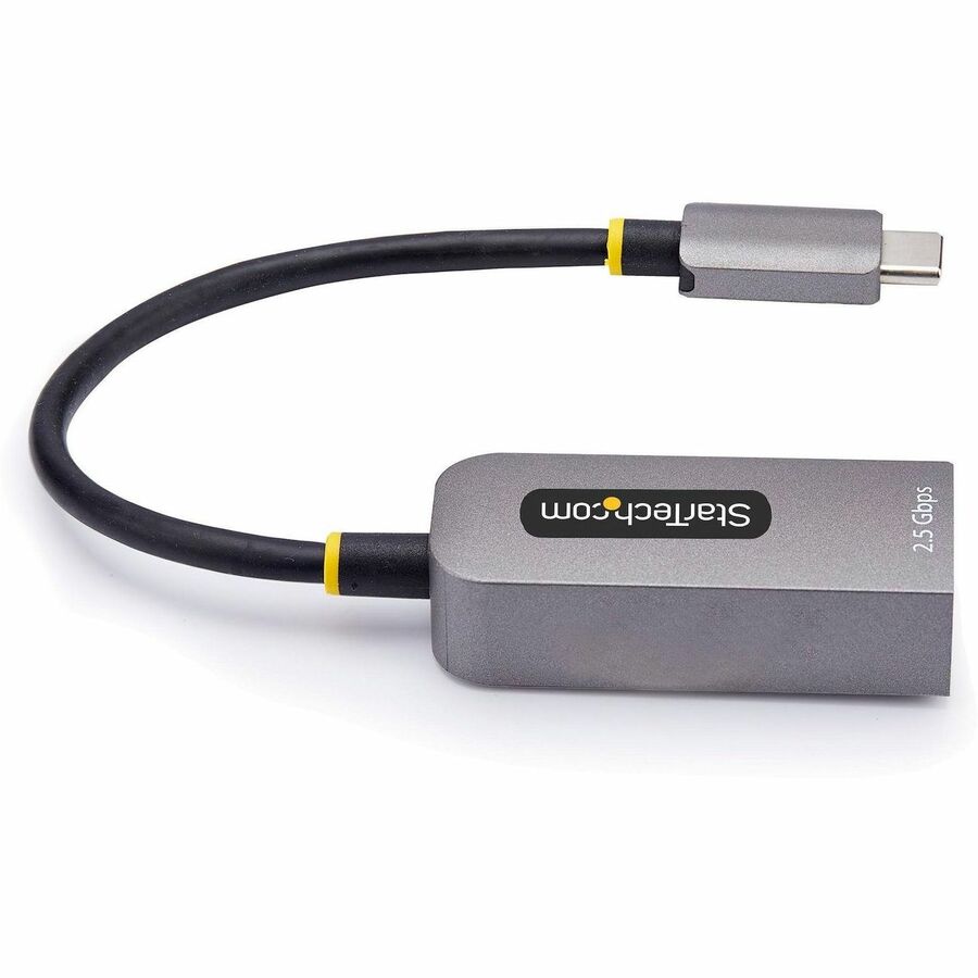 StarTech.com 2.5GbE USB-C to Ethernet Adapter, NBASE-T NIC, USB 3.0 Type-C 2.5/1G Multi Speed Network, USB 3.1 RJ45, Thunderbolt Compatible — C22G-USB-ETHERNET