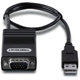 TRENDnet CAT5 USB Server Interface Module, Connects CAT5 KVM Switch, Cat5/CAT5e/CAT6, VGA, USB Port, Windows/Linux/Mac, TK-CAT5U