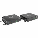 Eaton Tripp Lite Series DisplayPort over Fiber Extender Kit, Transmitter/Receiver, 4K 60 Hz, 4:4:4, RS-232, IR, Multimode LC, 985 ft. (300 m), TAA — B127F-1A1-MMDDA