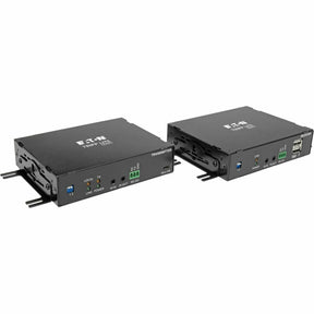 Eaton Tripp Lite Series DisplayPort over Fiber Extender Kit, Transmitter/Receiver, 4K 60 Hz, 4:4:4, RS-232, IR, Multimode LC, 985 ft. (300 m), TAA — B127F-1A1-MMDDA