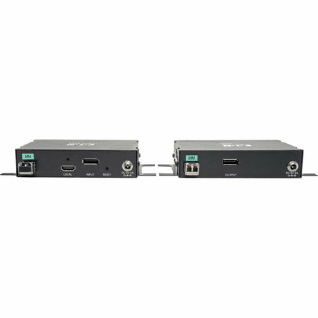 Eaton Tripp Lite Series DisplayPort over Fiber Extender Kit, Transmitter/Receiver, 4K 60 Hz, 4:4:4, RS-232, IR, Multimode LC, 985 ft. (300 m), TAA — B127F-1A1-MMDDA