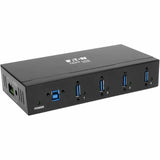 Eaton Tripp Lite Series 4-Port Industrial-Grade USB 3.x (5Gbps) Hub - 20 kV ESD Immunity, Metal Housing, Mountable — U360-004-IND