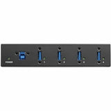 Eaton Tripp Lite Series 4-Port Industrial-Grade USB 3.x (5Gbps) Hub - 20 kV ESD Immunity, Metal Housing, Mountable — U360-004-IND