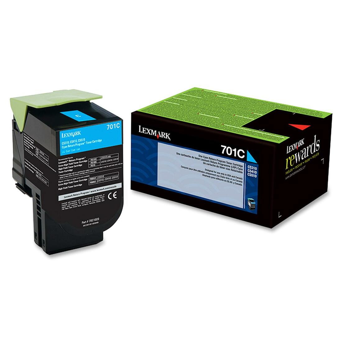 Lexmark Unison 701C Toner Cartridge — 70C10C0