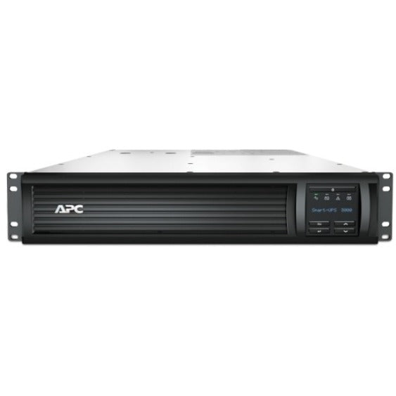 APC Smart-UPS, Line Interactive, 3kVA, Rackmount 2U, 230V, 8x IEC C13+1x IEC C19 outlets, SmartSlot, AVR, LCD — SMT3000RMI2U