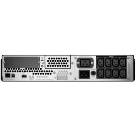 APC Smart-UPS, Line Interactive, 3kVA, Rackmount 2U, 230V, 8x IEC C13+1x IEC C19 outlets, SmartSlot, AVR, LCD — SMT3000RMI2U