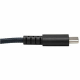 Eaton Tripp Lite Series Heavy-Duty USB-A to USB-C Cable, USB 2.0, UHMWPE and Aramid Fibers, (M/M), Gray, 3 ft. (0.91 m) — U038-003-GY-MAX
