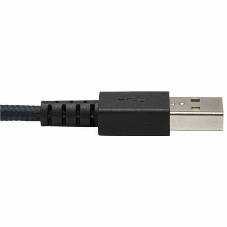 Eaton Tripp Lite Series Heavy-Duty USB-A to USB-C Cable, USB 2.0, UHMWPE and Aramid Fibers, (M/M), Gray, 3 ft. (0.91 m) — U038-003-GY-MAX