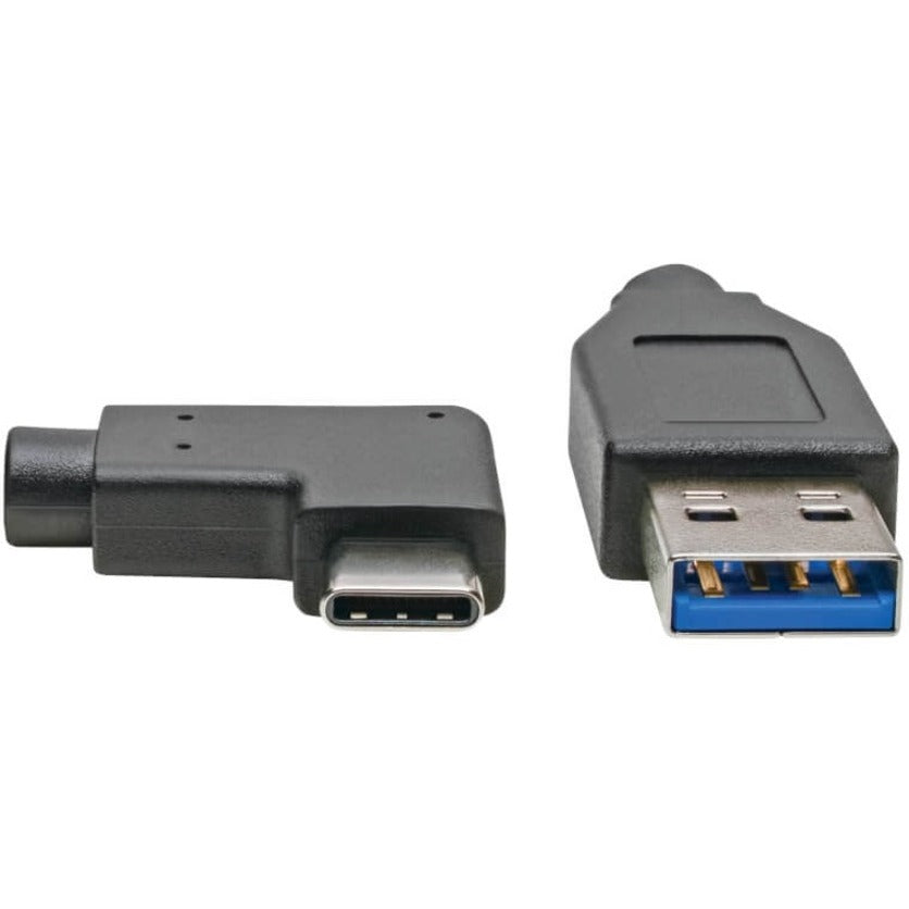 Eaton Tripp Lite Series USB-C to USB-A Cable (M/M), Right-Angle C, USB 3.2 Gen 1 (5 Gbps), Thunderbolt 3 Compatible, 3 ft. (0.91 m) — U428-003-CRA