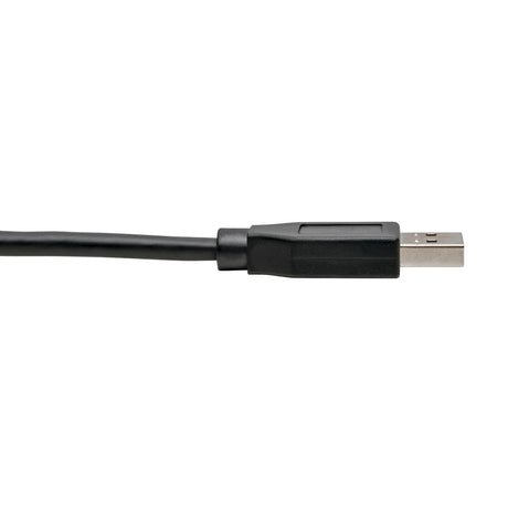 Eaton Tripp Lite Series USB-C to USB-A Cable (M/M), Right-Angle C, USB 3.2 Gen 1 (5 Gbps), Thunderbolt 3 Compatible, 3 ft. (0.91 m) — U428-003-CRA
