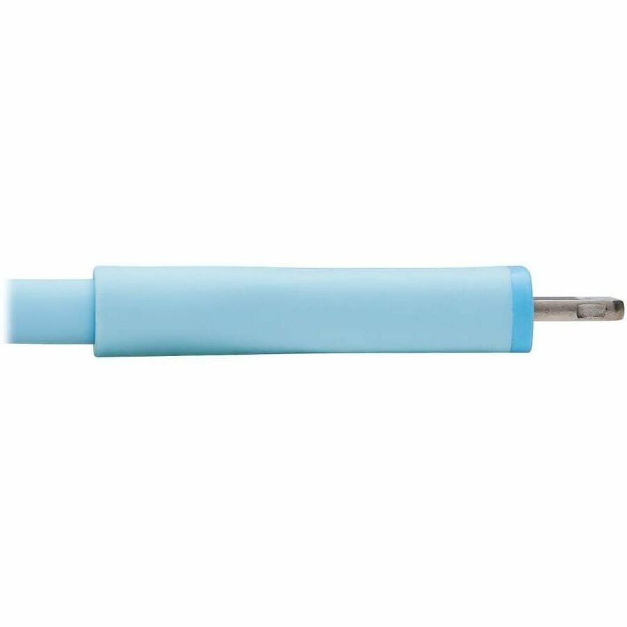 Eaton Tripp Lite Series Safe-IT USB-C to Lightning Sync/Charge Antibacterial Cable, Ultra Flexible, MFi Certified - USB 2.0 (M/M), Light Blue, 6 ft. (1.83 m) — M102AB-006-S-LB