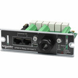 Dry contact, Management Options, Dry Contact I/O Card, monitor external UPS environmental sensors, output relays, and input contacts — AP9614