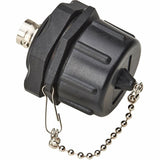 Eaton Tripp Lite Series Rigid Industrial BNC Adapter (M/F) - IP68, Black — A200-FF-BNC