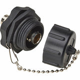Eaton Tripp Lite Series Rigid Industrial BNC Adapter (M/F) - IP68, Black — A200-FF-BNC