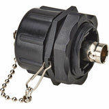 Eaton Tripp Lite Series Rigid Industrial BNC Adapter (M/F) - IP68, Black — A200-FF-BNC