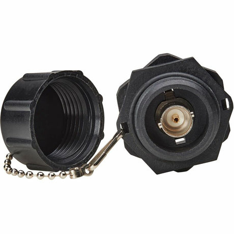 Eaton Tripp Lite Series Rigid Industrial BNC Adapter (M/F) - IP68, Black — A200-FF-BNC