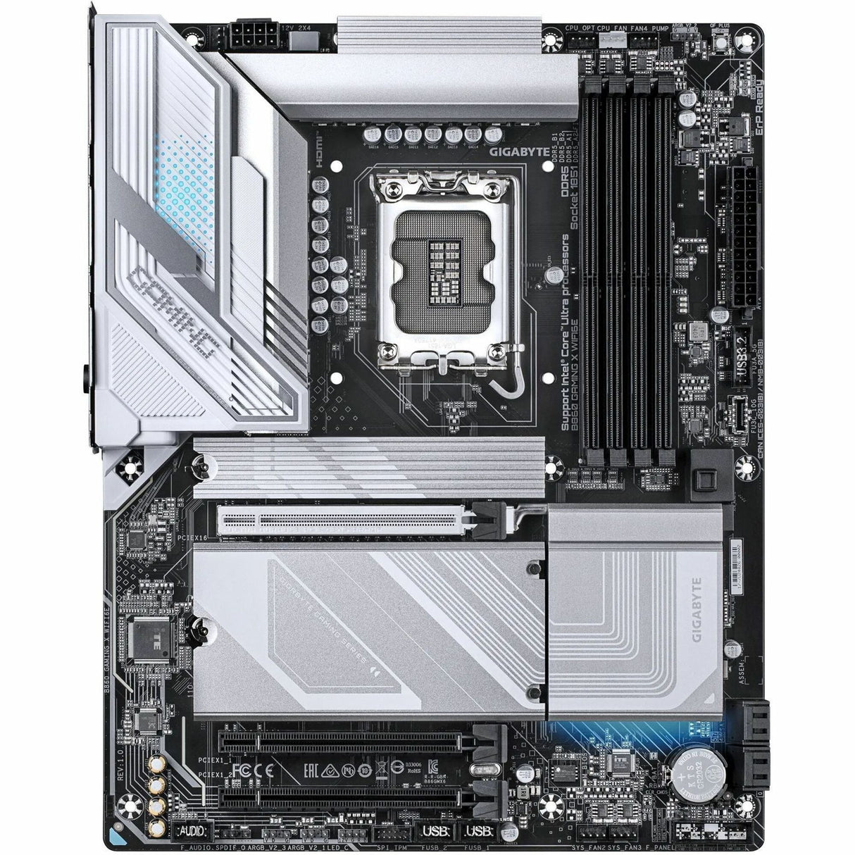 Gigabyte Ultra Durable B860 GAMING X WIFI6E Gaming Desktop Motherboard - Intel B860 Chipset - Socket LGA-1851 - ATX — B860 GAMING X WIFI6E