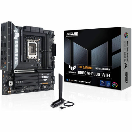 TUF GAMING B860M-PLUS WIFI Gaming Desktop Motherboard - Intel B860 Chipset - Socket LGA-1851 - Micro ATX — TUF GAMINGB860M-PLUSWIFI