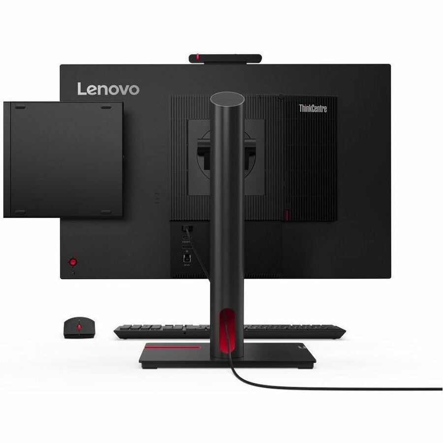 Lenovo ThinkCentre M70q Gen 5 12TD001XUS Desktop Computer - Intel Core i7 14th Gen i7-14700T - vPro Technology - 32 GB - 512 GB SSD - Tiny - Black — 12TD001XUS