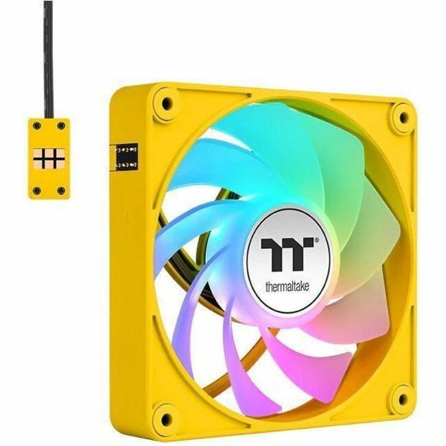 Thermaltake CT120 EX Reverse ARGB Sync PC Cooling Fan Bumblebee (3-Fan Pack) - 3 Pack — CL-F223-PL12BB-A