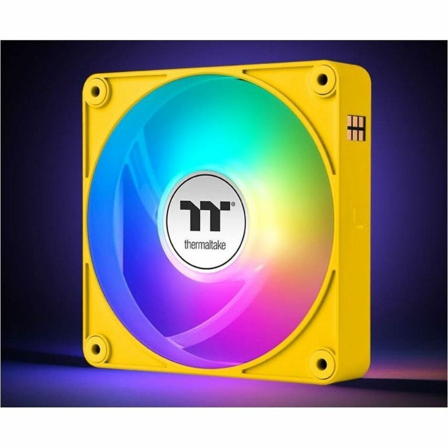 Thermaltake CT120 EX Reverse ARGB Sync PC Cooling Fan Bumblebee (3-Fan Pack) - 3 Pack — CL-F223-PL12BB-A