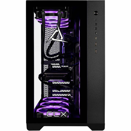 CLX SET Gaming Desktop Computer - Intel Core i9 14th Gen i9-14900KF - 64 GB - 6 TB HDD - 2 TB SSD - Mid-tower - Black — TGMSETRTU5204BM