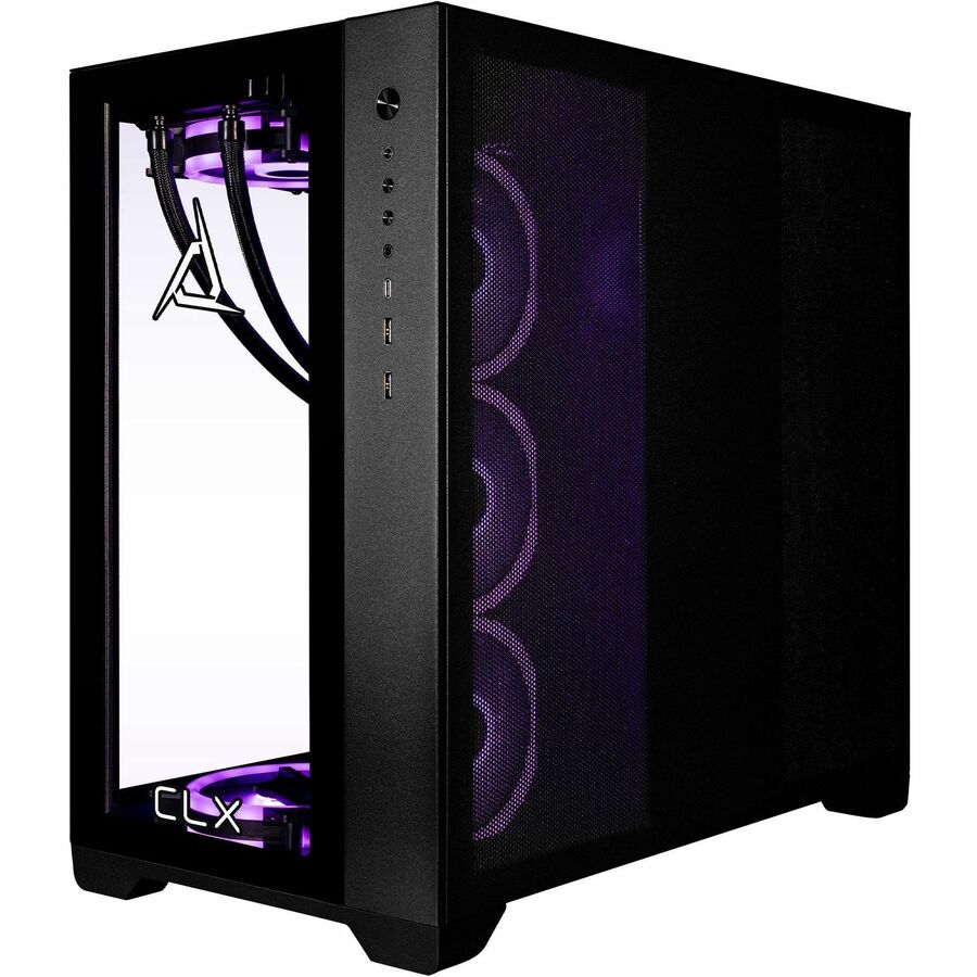 CLX SET Gaming Desktop Computer - Intel Core i9 14th Gen i9-14900KF - 64 GB - 6 TB HDD - 2 TB SSD - Mid-tower - Black — TGMSETRTU5204BM