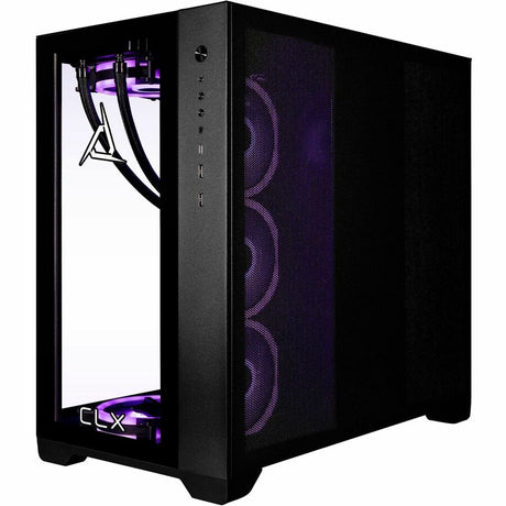 CLX SET Gaming Desktop Computer - Intel Core i9 14th Gen i9-14900KF - 64 GB - 6 TB HDD - 2 TB SSD - Mid-tower - Black — TGMSETRTU5204BM
