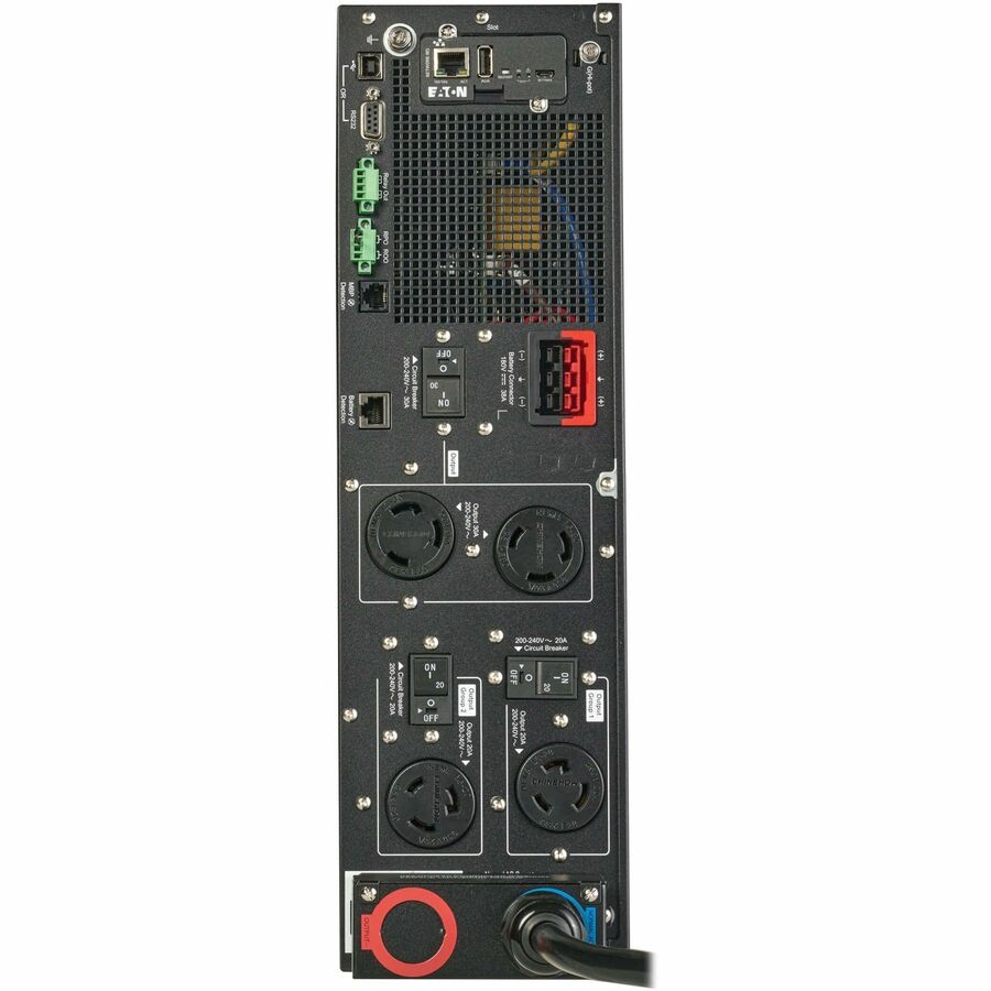 Eaton 9PX G2 5000VA 5000W 208V Online Double-Conversion UPS - L6-30P or Hardwired Input, 2 L6-20R, 2 L6-30R, Hardwired Output, Cybersecure Network Card, Extended Run, 3U Rack/Tower — 9PX5KG2