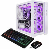 CLX SET Gaming Desktop Computer - AMD Ryzen 7 7800X3D - 64 GB - 6 TB HDD - 2 TB SSD - Mid-tower - White — TGMSETRTU5205WM