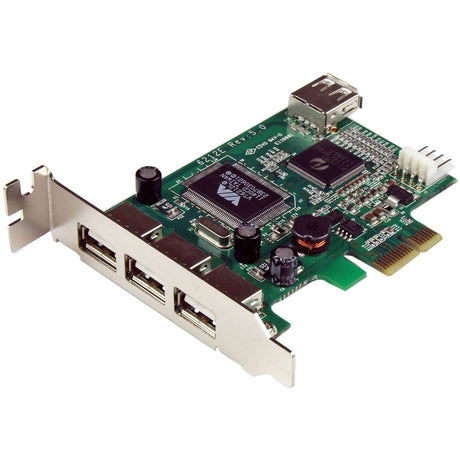 StarTech.com 4-port PCI Express LP USB Adapter Card — PEXUSB4DP