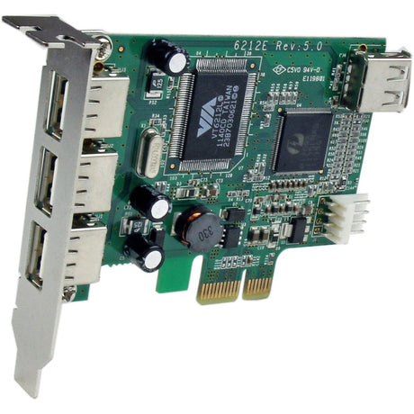StarTech.com 4-port PCI Express LP USB Adapter Card — PEXUSB4DP