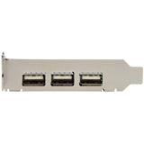 StarTech.com 4-port PCI Express LP USB Adapter Card — PEXUSB4DP