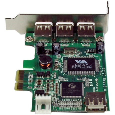 StarTech.com 4-port PCI Express LP USB Adapter Card — PEXUSB4DP