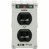 Eaton Tripp Lite Series Isobar 2-Outlet Surge Protector, Direct Plug-In, 1410 Joules, Diagnostic LEDs, Metal Housing — ISOBLOK2-0