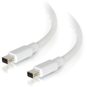 C2G 3ft Mini DisplayPort Cable 4K 30Hz - White — 54410