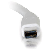 C2G 3ft Mini DisplayPort Cable 4K 30Hz - White — 54410