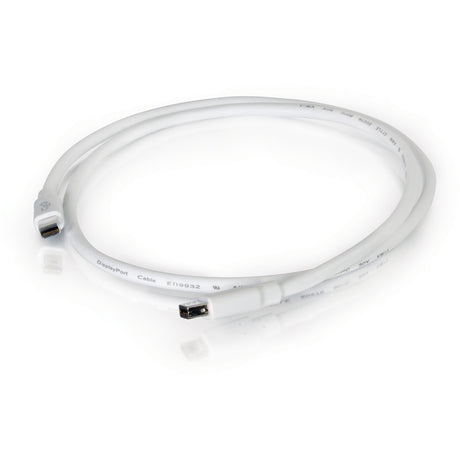 C2G 3ft Mini DisplayPort Cable 4K 30Hz - White — 54410