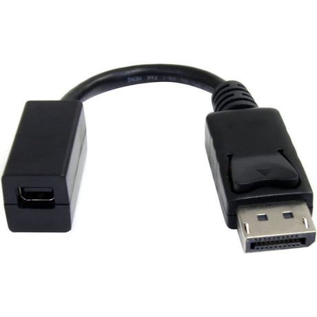 StarTech.com 6in (15cm) DisplayPort to Mini DisplayPort Cable, 4K x 2K Video, DP Male to Mini DP Female Adapter Cable, DP to mDP 1.2 — DP2MDPMF6IN