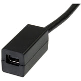 StarTech.com 6in (15cm) DisplayPort to Mini DisplayPort Cable, 4K x 2K Video, DP Male to Mini DP Female Adapter Cable, DP to mDP 1.2 — DP2MDPMF6IN