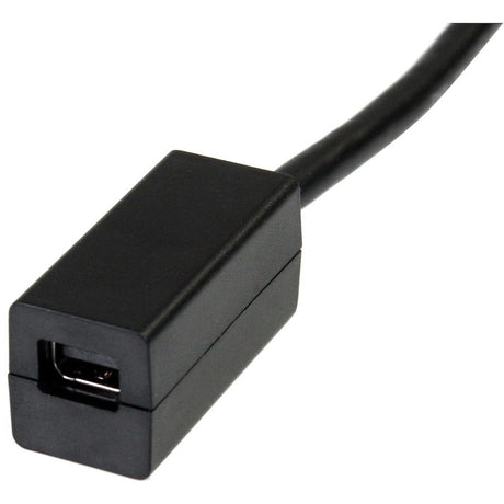 StarTech.com 6in (15cm) DisplayPort to Mini DisplayPort Cable, 4K x 2K Video, DP Male to Mini DP Female Adapter Cable, DP to mDP 1.2 — DP2MDPMF6IN