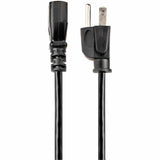 StarTech.com 10ft (3m) Computer Power Cord, NEMA 5-15P to C13, 10A 125V, 18AWG, Black Replacement AC PC Power Cord, TV/Monitor Power Cable — PXT101_10