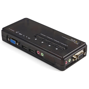 StarTech.com SV411KUSB - KVM / audio switch - USB - 4 ports - 1 local user — SV411KUSB
