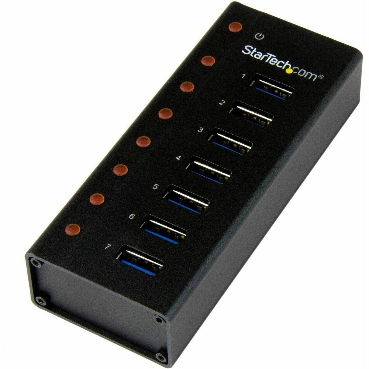 StarTech.com 7 Port USB 3.0 Hub - 5Gbps - Desktop or Wall-mountable Metal Enclosure — ST7300U3M