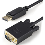 StarTech.com 3ft (1m) DisplayPort to VGA Cable, Active DisplayPort to VGA Adapter Cable, 1080p Video, DP to VGA Monitor Converter Cable — DP2VGAMM3B