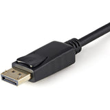 StarTech.com 3ft (1m) DisplayPort to VGA Cable, Active DisplayPort to VGA Adapter Cable, 1080p Video, DP to VGA Monitor Converter Cable — DP2VGAMM3B