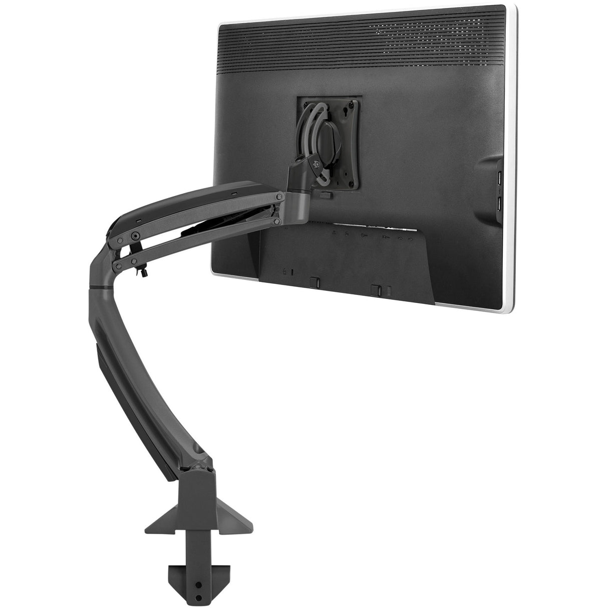 Chief Kontour K1D Dynamic Desk Mount Single Monitor Arm - For 10-38 Inch Displays - Adjustable Arm - Black — K1D120B