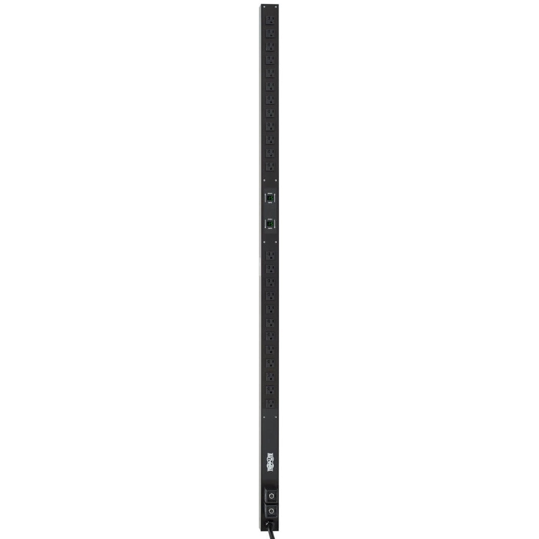 Eaton Tripp Lite Series 2.9kW Single-Phase Local Metered PDU, 120V Outlets (24 5-15/20R), L5-30P, 10 ft. (3.05 m) Cord, 0U Vertical — PDUMV30