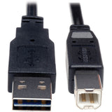 Eaton Tripp Lite Series Universal Reversible USB 2.0 Cable (Reversible A to B M/M), 10 ft. (3.05 m) — UR022-010