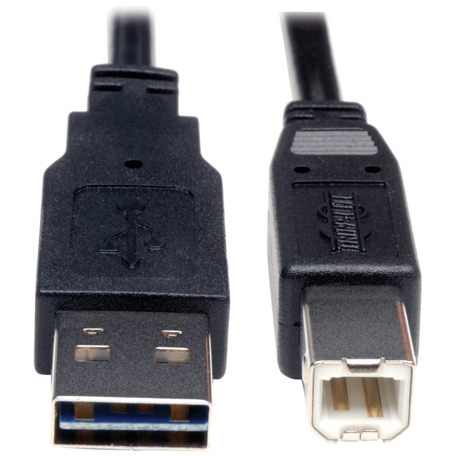 Eaton Tripp Lite Series Universal Reversible USB 2.0 Cable (Reversible A to B M/M), 10 ft. (3.05 m) — UR022-010